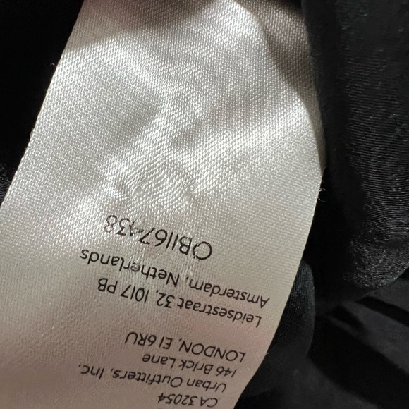 Free People Black Classy Blouse- Large - Picture 8 of 9